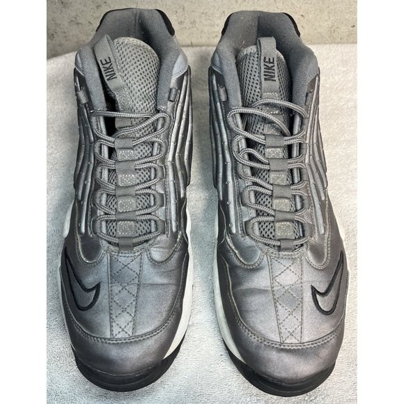 Nike Air Max Griffey II Metallic/Dark Grey Retro Baseball Shoes Sz 15 442171-011